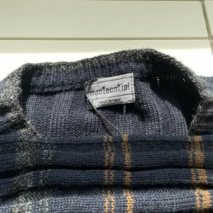 [BUNJANG] Montecatini 100% Cashmere Pleated Knit Sweater / 80s Pleated Italian Wool Knit