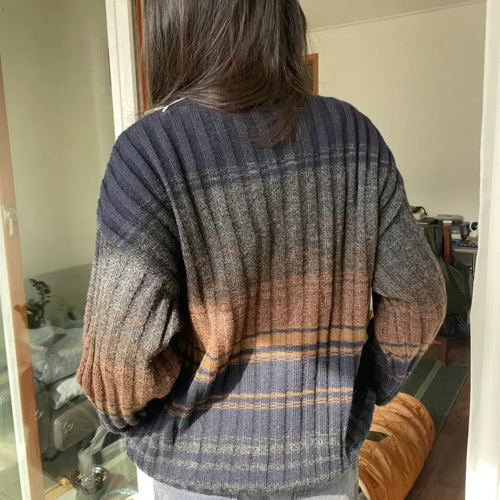 [BUNJANG] Montecatini 100% Cashmere Pleated Knit Sweater / 80s Pleated Italian Wool Knit