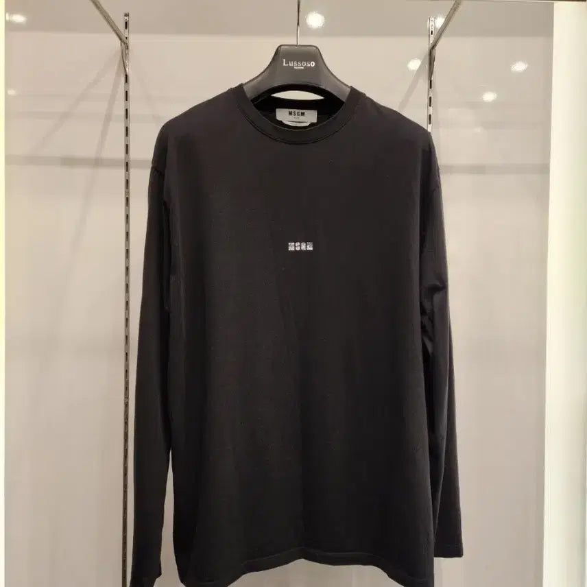 [SOLD OUT] MSGM 블랙 긴팔 티셔츠XL