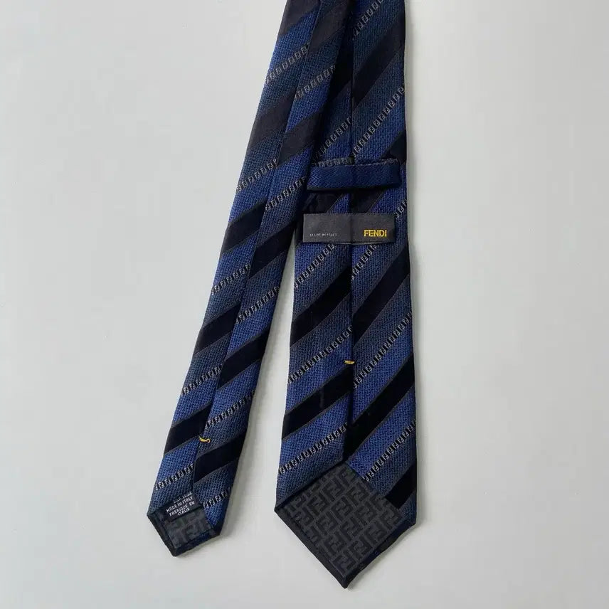 [BUNJANG] FENDI FF Monogram Silk Necktie / 펜디 (FENDI) FF 모노그램 정품 명품 넥타이