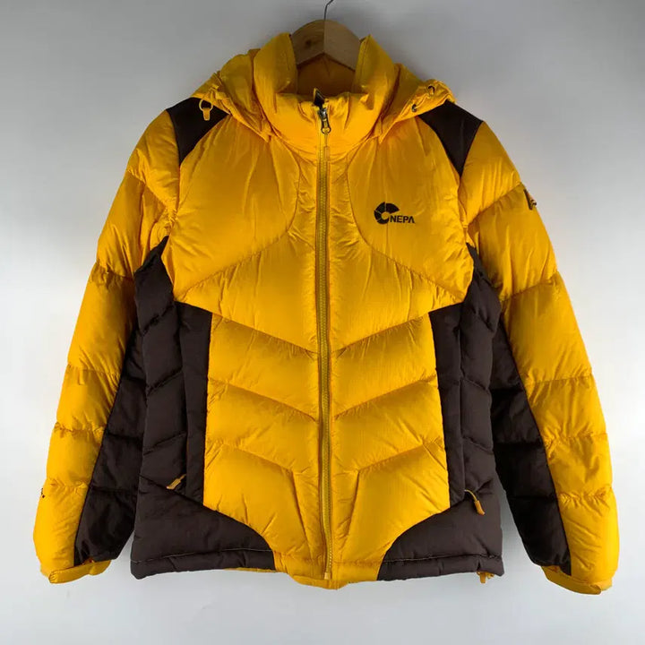 [BUNJANG] Nepa Yellow Goose Down Padded Jacket S / 네파 800 옐로우 구스다운 패딩 S .260307