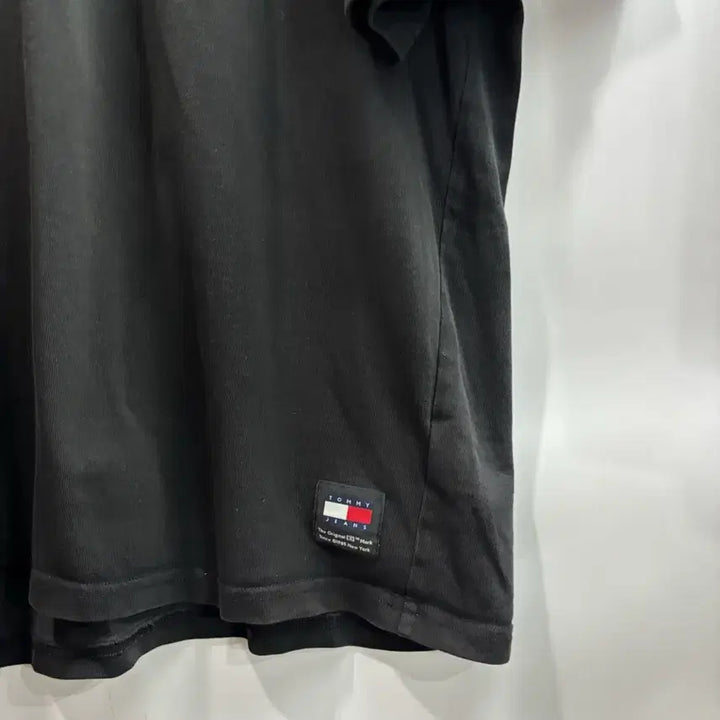 [BUNJANG] Tommy Jeans Oversized Big Logo Black T-shirt / [XXL] 타미진스 빅로고 오버핏 블랙 반팔 티셔츠 1.9