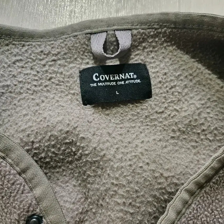 [BUNJANG] Covernat Fleece Jacket Brown / 커버낫 플리스 자켓 브라운
