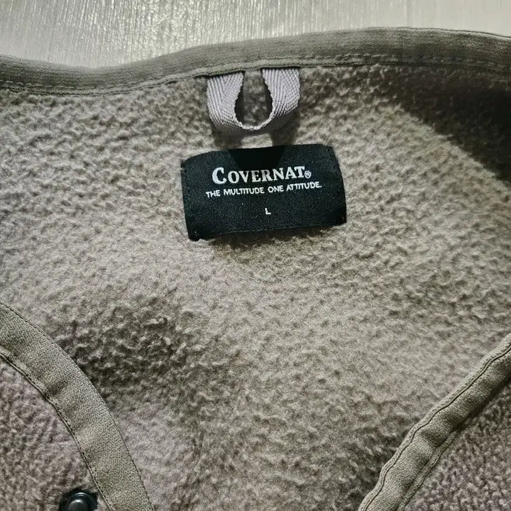 [BUNJANG] Covernat Fleece Jacket Brown / 커버낫 플리스 자켓 브라운