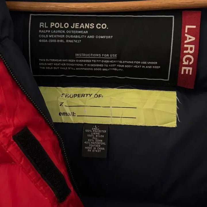 [BUNJANG] Polo Ralph Lauren Padded Jacket - L Size / 폴로 랄프로렌 패딩 L