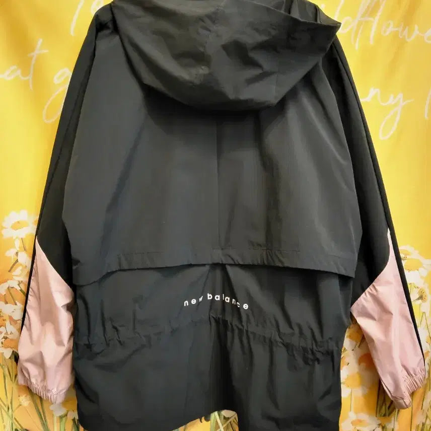 [SOLD OUT] 뉴발란스 블랙/핑크 후드 바람막이 95L
