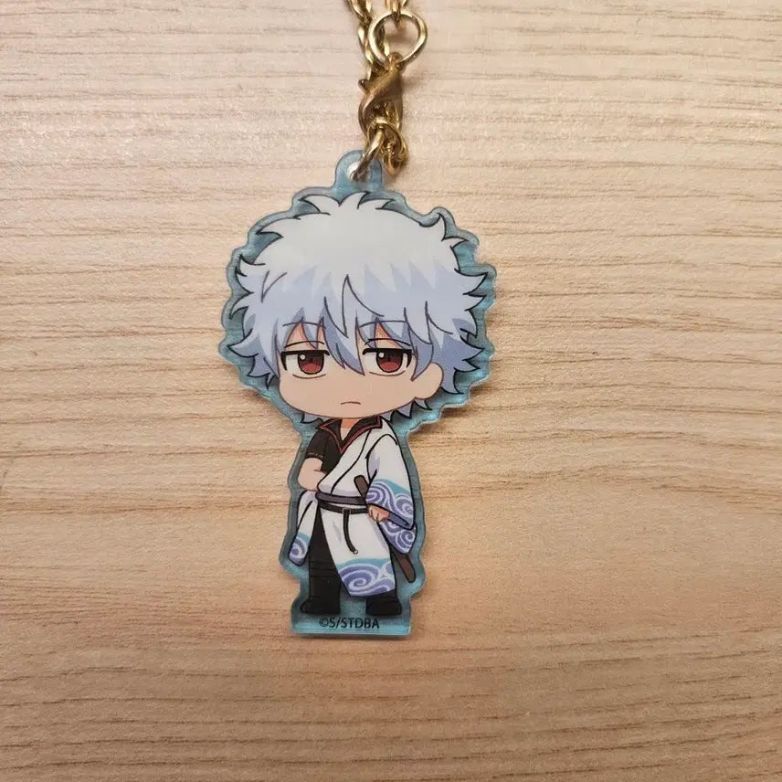 [BUNJANG] Gintama Gintoki Acrylic Keyring / 은혼 긴토키 삼젯 아크릴 키링