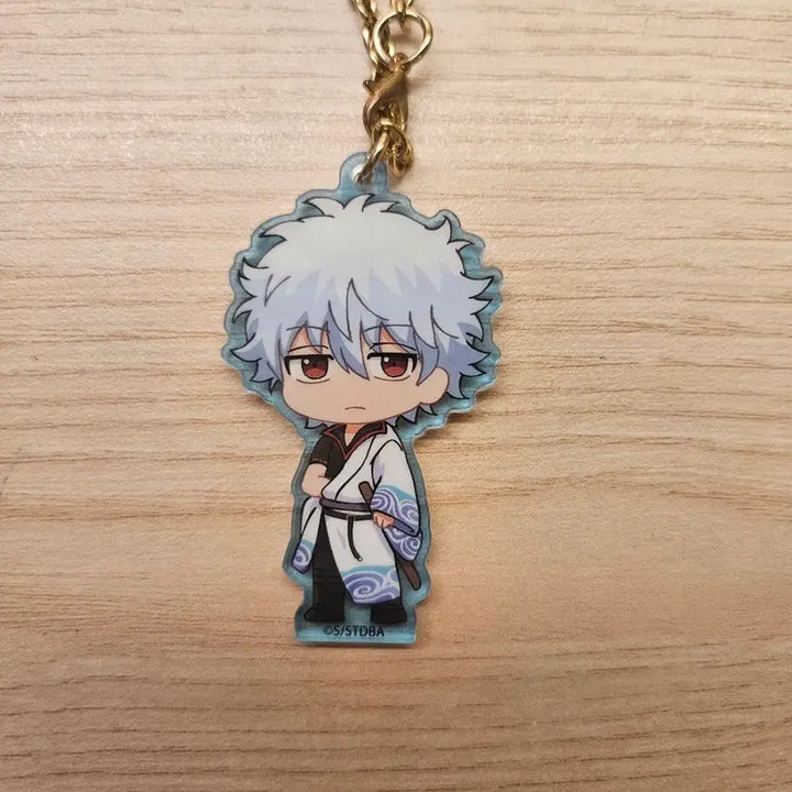 [BUNJANG] Gintama Gintoki Acrylic Keyring / 은혼 긴토키 삼젯 아크릴 키링