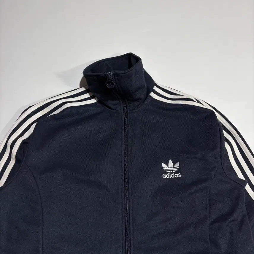 [BUNJANG] Adidas Firebird Navy Track Jacket / 아디다스 네이비 파이어버드 삼선 트랙 집업 자켓