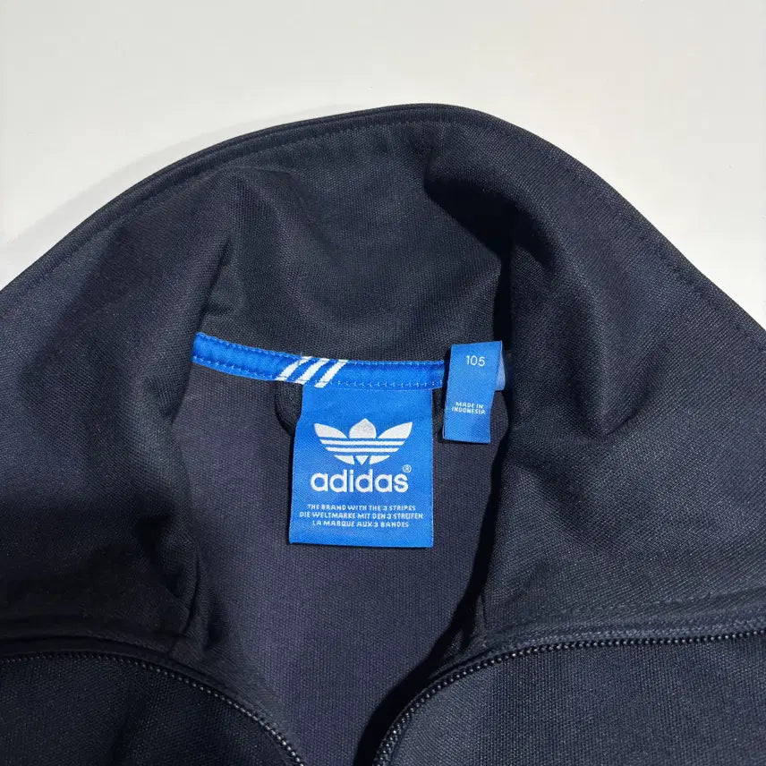 [BUNJANG] Adidas Firebird Navy Track Jacket / 아디다스 네이비 파이어버드 삼선 트랙 집업 자켓