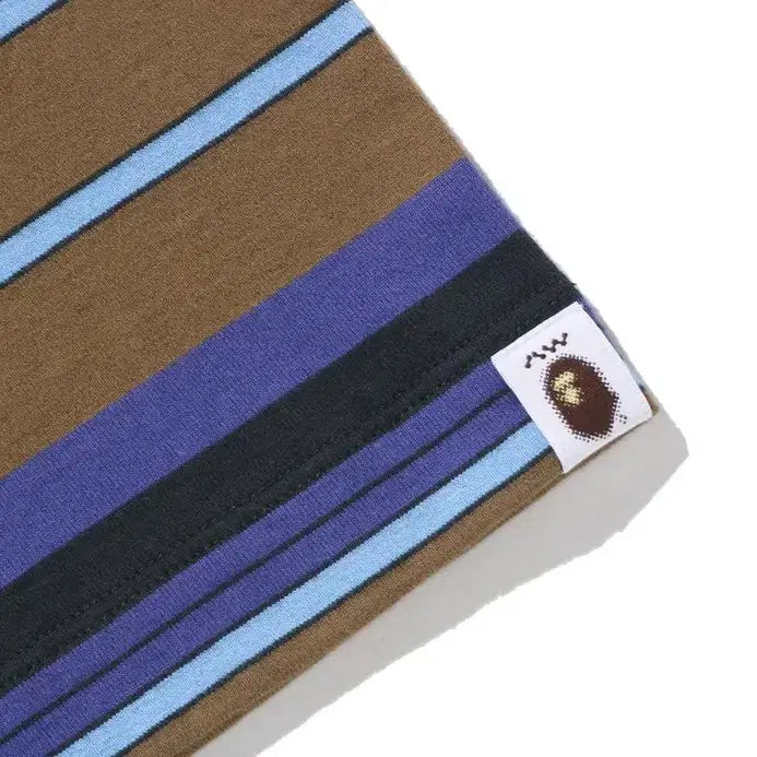 [BUNJANG] BAPE Kazuki Kuraishi Multi Stripe Short Sleeve T-shirt / [해외] 베이프 BY 카즈키 쿠라이시 멀티 스트라이프 반팔 티셔츠