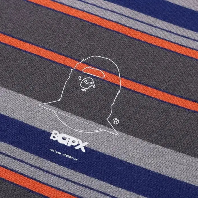 [BUNJANG] BAPE Kazuki Kuraishi Multi Stripe Short Sleeve T-shirt / [해외] 베이프 BY 카즈키 쿠라이시 멀티 스트라이프 반팔 티셔츠