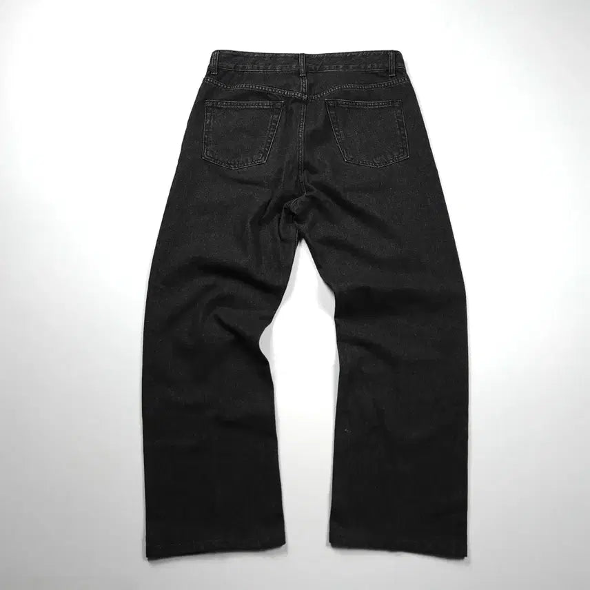 [BUNJANG] Uniform Bridge Black Denim Pants (L) / 유니폼브릿지 절개 디테일 흑청 데님 팬트 (L)
