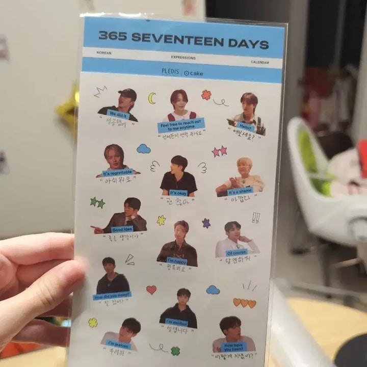 [BUNJANG] SEVENTEEN 365 DAYS Sticker Calendar / 세븐틴 365 DAYS 스티커 캘린더