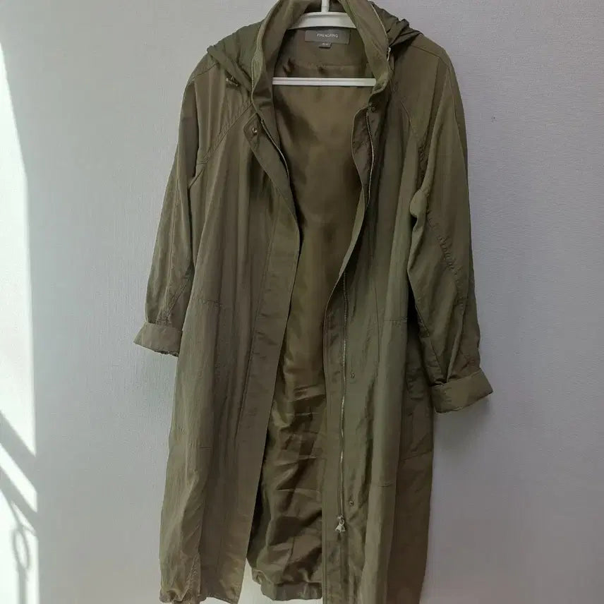 [SOLD OUT] PRENDANG 카키색 여성롱 코트 85-92
