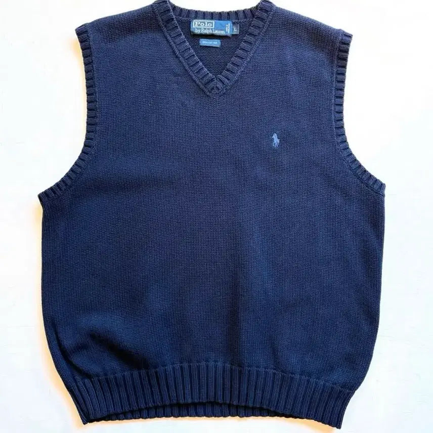 [BUNJANG] Polo Ralph Lauren Navy Vest / 폴로랄프로렌 네이비 베스트