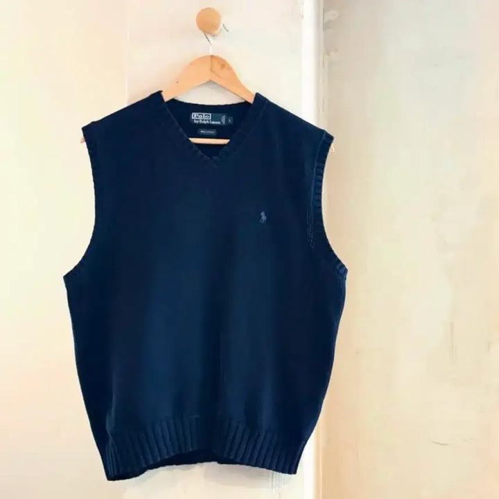 [BUNJANG] Polo Ralph Lauren Navy Vest / 폴로랄프로렌 네이비 베스트