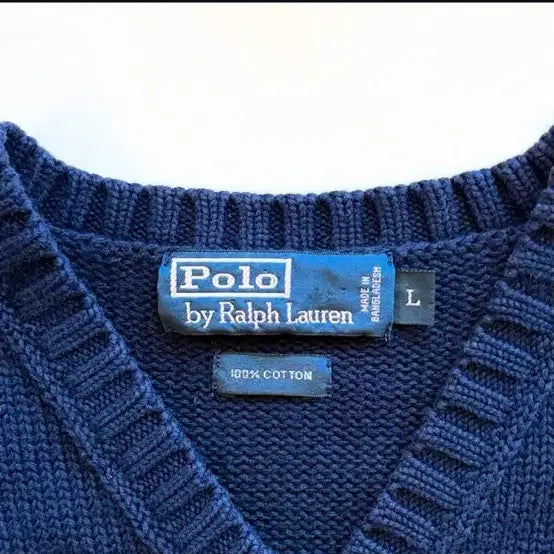 [BUNJANG] Polo Ralph Lauren Navy Vest / 폴로랄프로렌 네이비 베스트