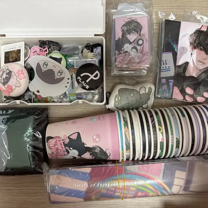 [BUNJANG] PLAVE Hamin Birthday Cafe Goods Bundle Set / 플레이브 하민 생카 굿즈 생일카페 비공굿