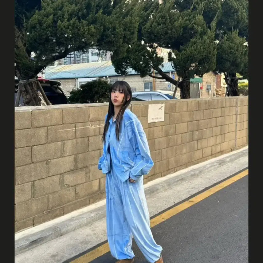 [BUNJANG] Nerdy Velvet Training Set / 널디 벨벳트레이닝셋트 (새상품급)