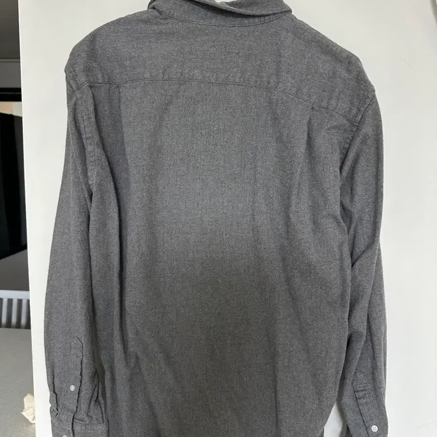 [BUNJANG] Gray Casual Button-Up Shirt / 회색 남방 셔츠