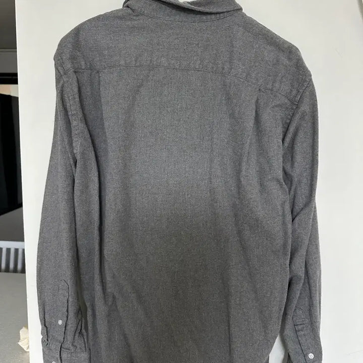 [BUNJANG] Gray Casual Button-Up Shirt / 회색 남방 셔츠