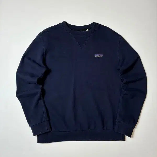 [BUNJANG] Patagonia Signature Crewneck Logo Sweatshirt / 파타고니아 시그니처 크루넥 로고 맨투맨 PN8350