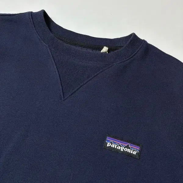 [BUNJANG] Patagonia Signature Crewneck Logo Sweatshirt / 파타고니아 시그니처 크루넥 로고 맨투맨 PN8350