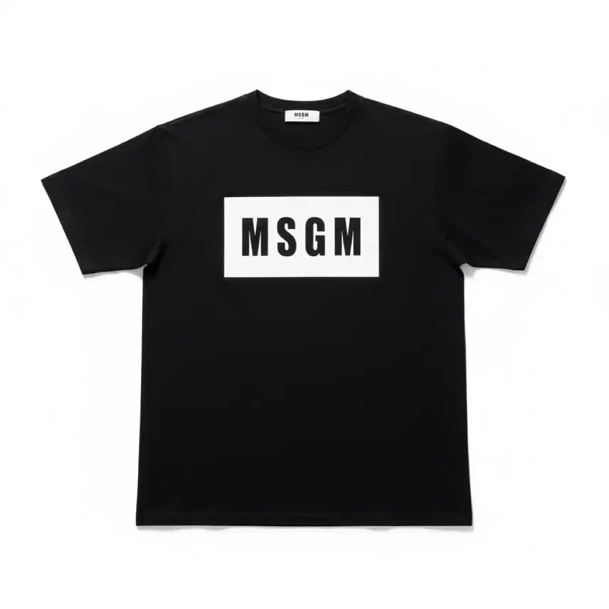 [BUNJANG] MSGM Logo T-Shirt XL / MSGM 블랙 로고 티셔츠 XL