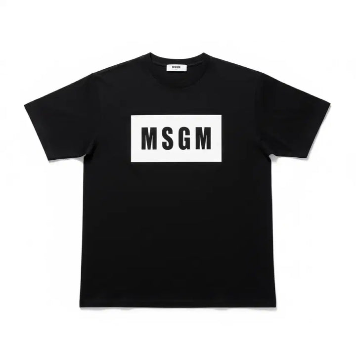 [BUNJANG] MSGM Logo T-Shirt XL / MSGM 블랙 로고 티셔츠 XL