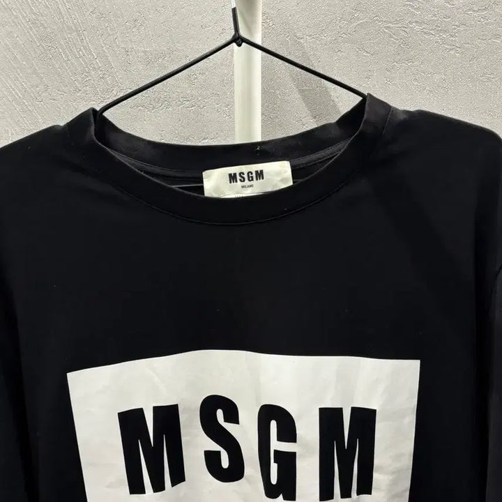 [BUNJANG] MSGM Logo T-Shirt XL / MSGM 블랙 로고 티셔츠 XL