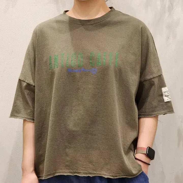 [BUNJANG] YK Cafe Short Sleeve T-shirt / 카페 반팔 티셔츠