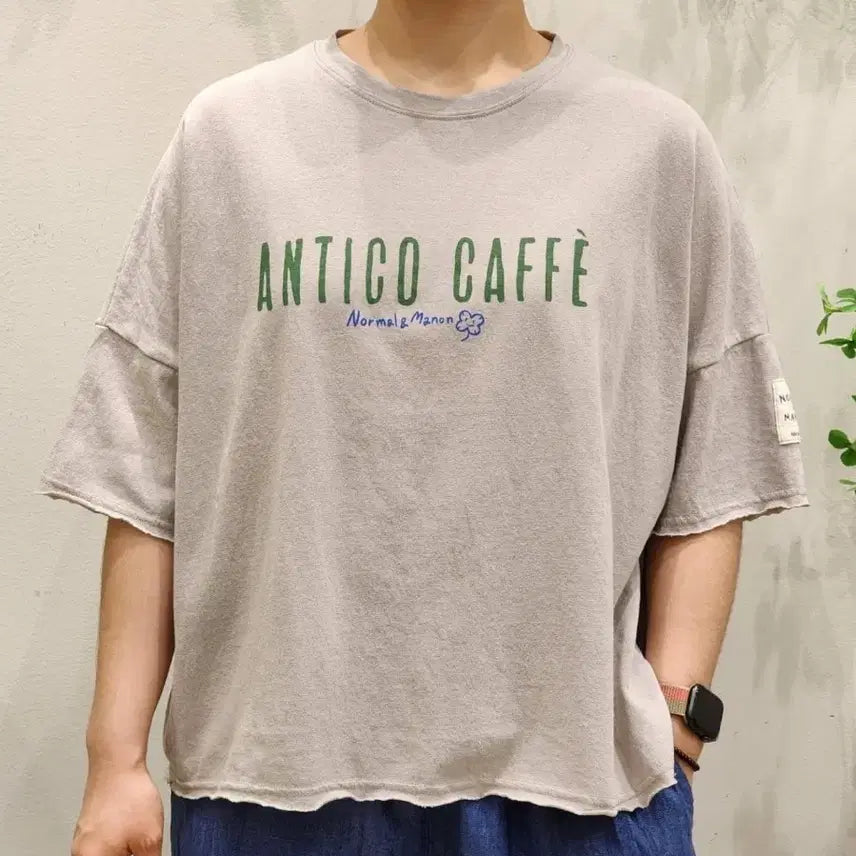 [BUNJANG] YK Cafe Short Sleeve T-shirt / 카페 반팔 티셔츠