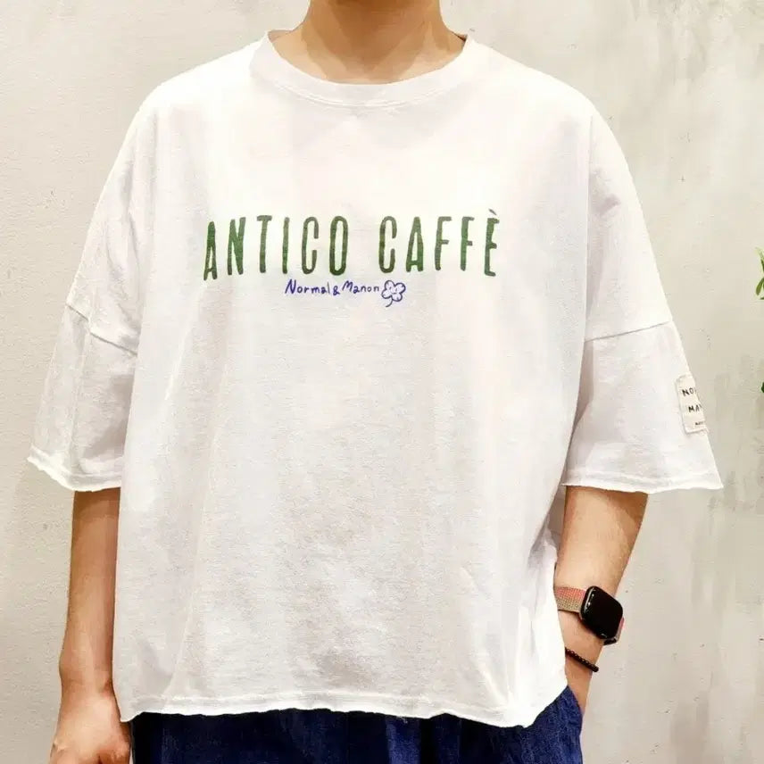 [BUNJANG] YK Cafe Short Sleeve T-shirt / 카페 반팔 티셔츠