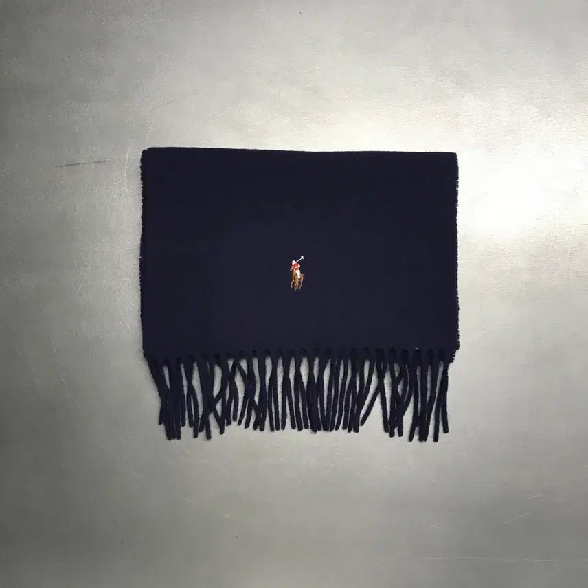 [BUNJANG] Polo Ralph Lauren Navy Muffler / 폴로 랄프로렌 네이비 머플러