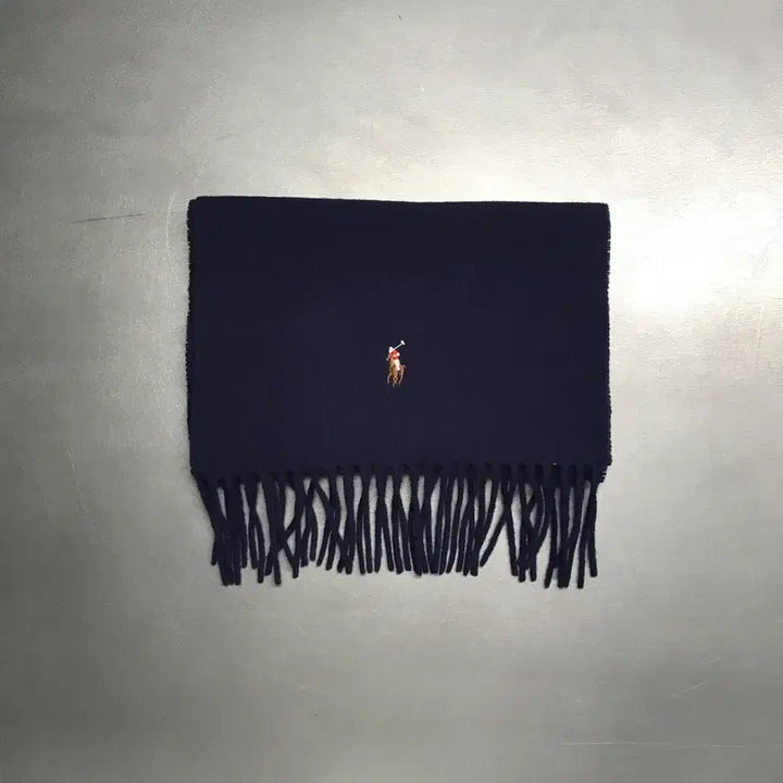 [BUNJANG] Polo Ralph Lauren Navy Muffler / 폴로 랄프로렌 네이비 머플러