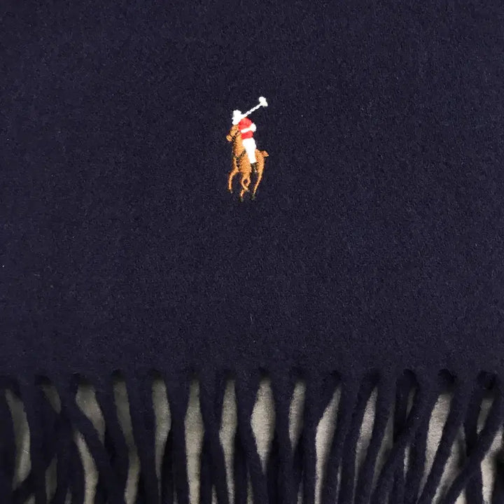 [BUNJANG] Polo Ralph Lauren Navy Muffler / 폴로 랄프로렌 네이비 머플러