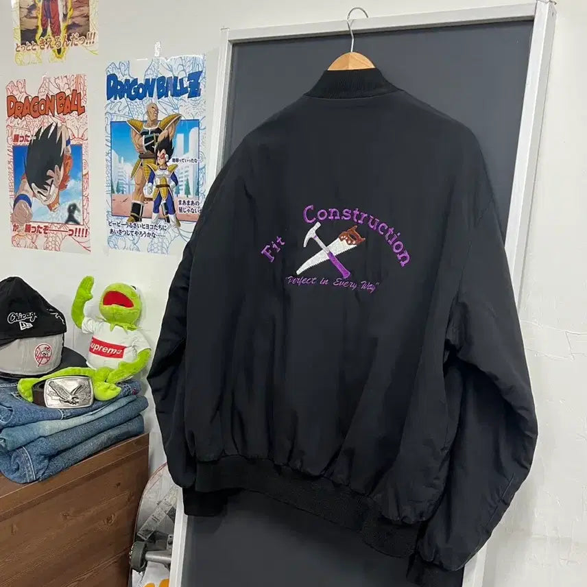 [BUNJANG] American Vintage Old School Bomber Jacket / American Vintage 올드스쿨 봄버 자켓