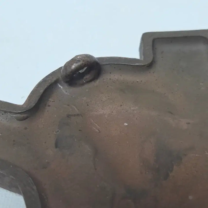 [BUNJANG] Antique 1960s St. Andrew Religious Relic / 앤틱 60년대 성인 안드레아 가톨릭 적동 무거움 금속 덩어리 성물 이타