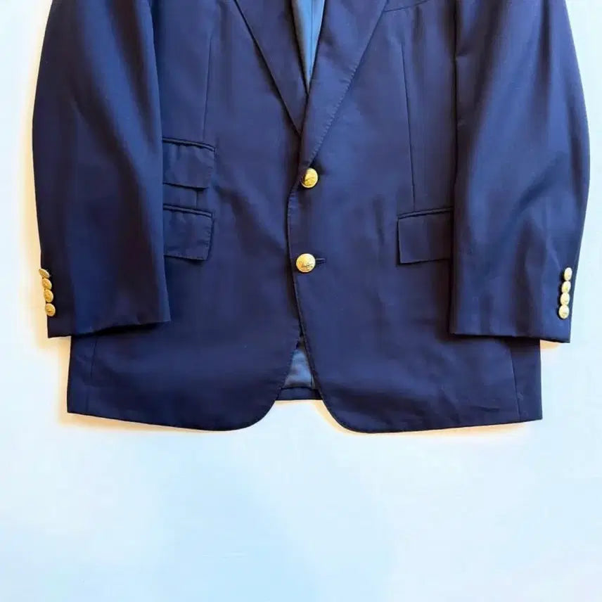 [BUNJANG] Polo Ralph Lauren Navy Gold Button Blazer / 90s 폴로랄프로렌 네이비 골드버튼 블레이져