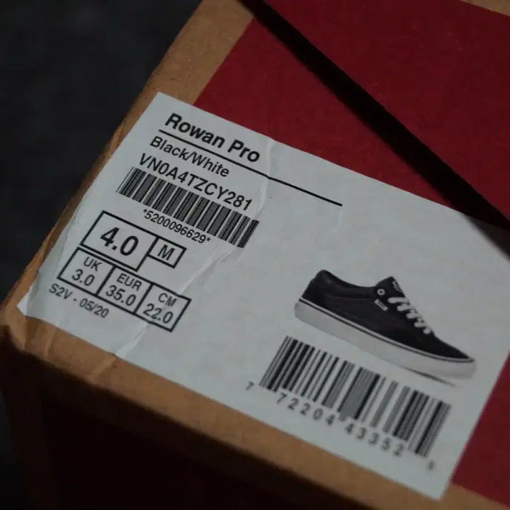 [BUNJANG] Vans Rowan Pro Black White Skate Shoes / (220)(마지막한점) 반스 로완 프로 블랙 화이트 2020