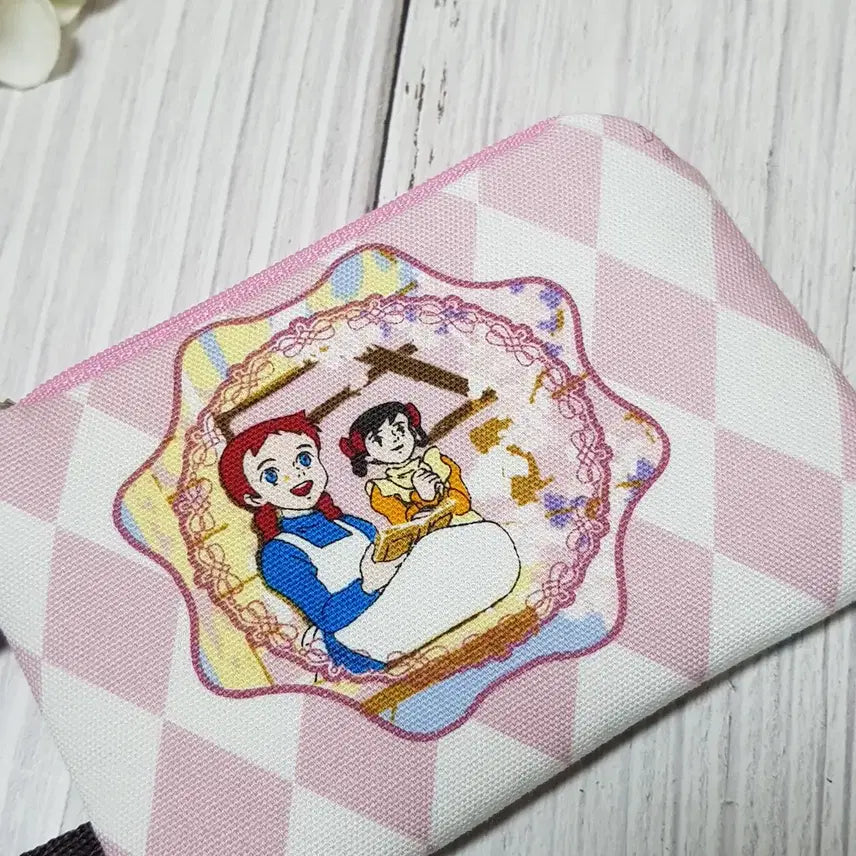 [SOLD OUT] 핸드메이드 빨강머리앤 카드지갑 파우치 (핑크)