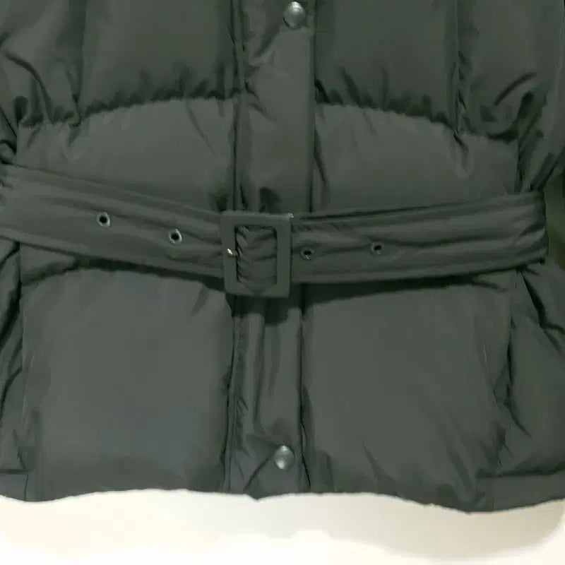 [BUNJANG] ZOOC Saga Fox Fur Goose Down Belted Short Padded Jacket / ZOOC 쥬크 사가폭스퍼 구스 다운 벨티드 숏 패딩 55_i5347