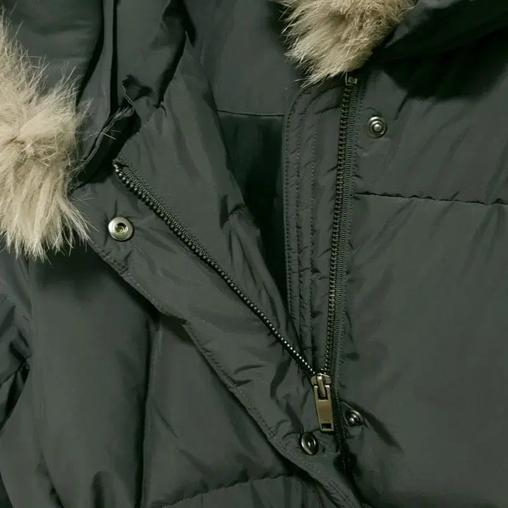 [BUNJANG] ZOOC Saga Fox Fur Goose Down Belted Short Padded Jacket / ZOOC 쥬크 사가폭스퍼 구스 다운 벨티드 숏 패딩 55_i5347