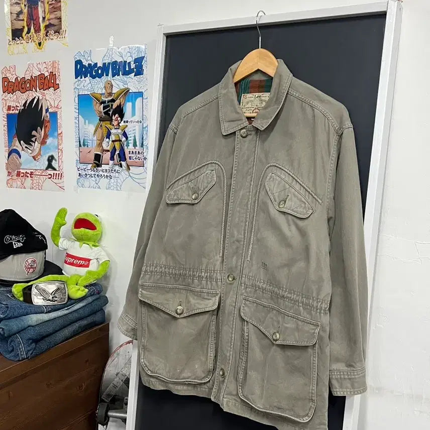 [BUNJANG] Lee Vintage Cotton Safari Workwear Jacket / 90s Lee 리 빈티지 코튼 사파리 워크웨어 자켓