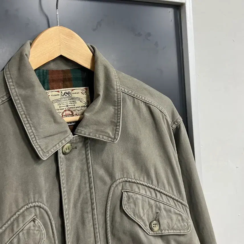 [BUNJANG] Lee Vintage Cotton Safari Workwear Jacket / 90s Lee 리 빈티지 코튼 사파리 워크웨어 자켓