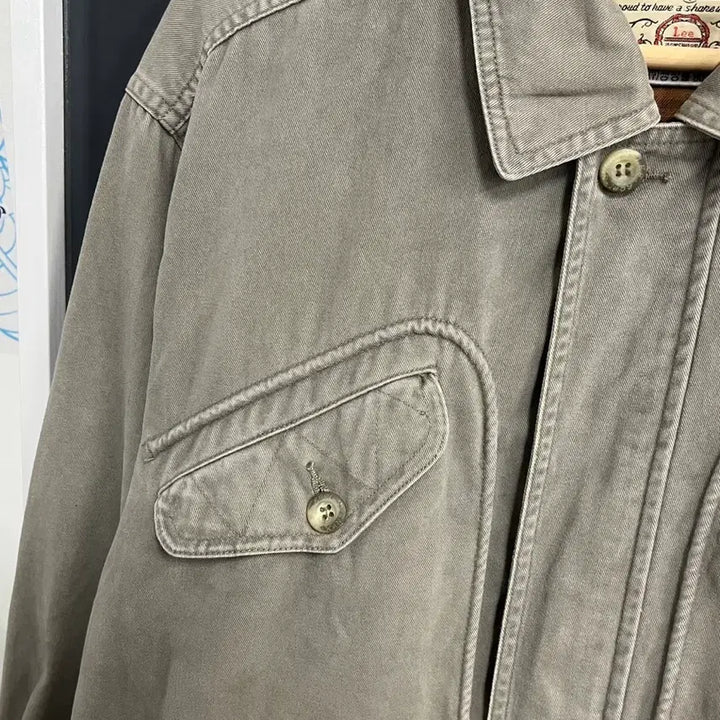 [BUNJANG] Lee Vintage Cotton Safari Workwear Jacket / 90s Lee 리 빈티지 코튼 사파리 워크웨어 자켓
