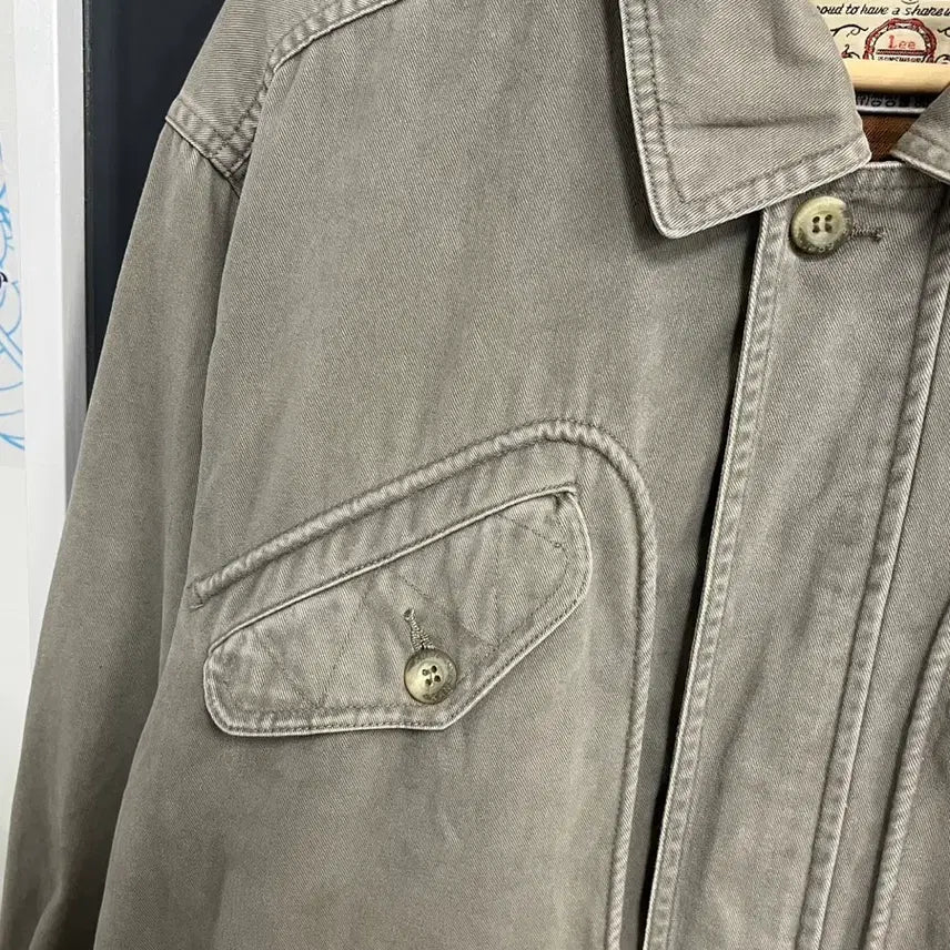 [BUNJANG] Lee Vintage Cotton Safari Workwear Jacket / 90s Lee 리 빈티지 코튼 사파리 워크웨어 자켓