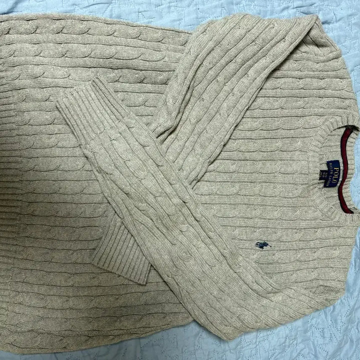 [BUNJANG] Polo Ralph Lauren Cable Knit Sweater / 폴로 랄프로렌 케이블 니트 스웨터
