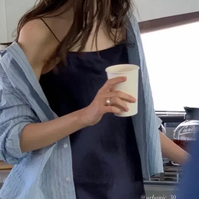 [BUNJANG] Urbanic30 Silk Camisole Dress - S / 얼바닉30 실크 캐미솔 드레스 - S